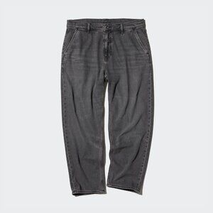 Uniqlo Relaxed Ankle Jeans Gray – Size XL